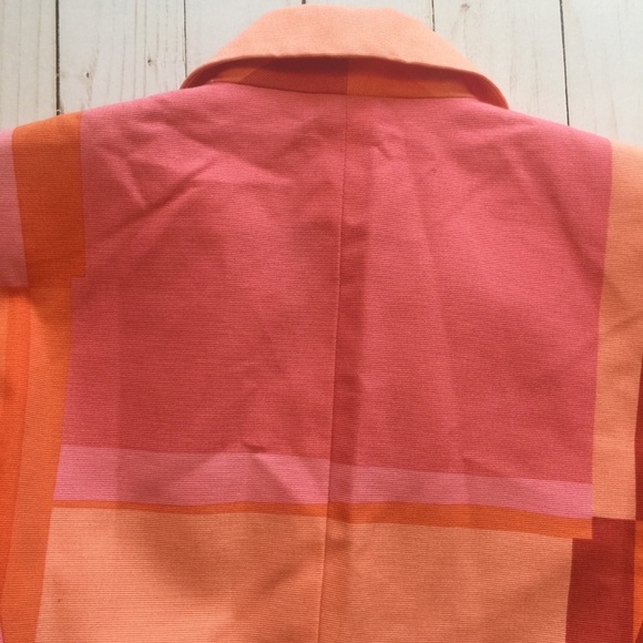 LAFAYETTE 148 Petite Peach Multi Stripe Blazer NWT - Picture 8 of 8